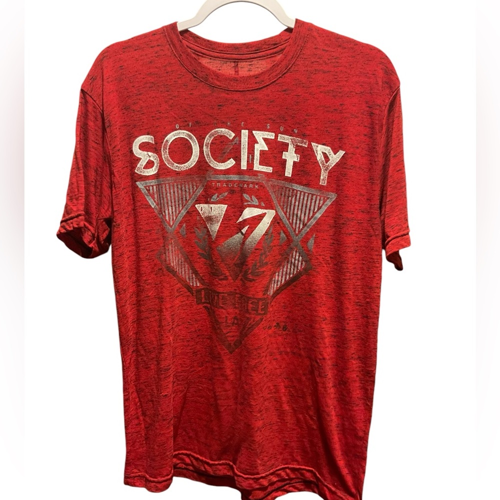 Society Mens Ted Graphic T Shirt